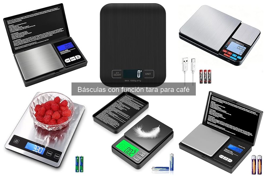 Mejores básculas con función tara para café en 2023