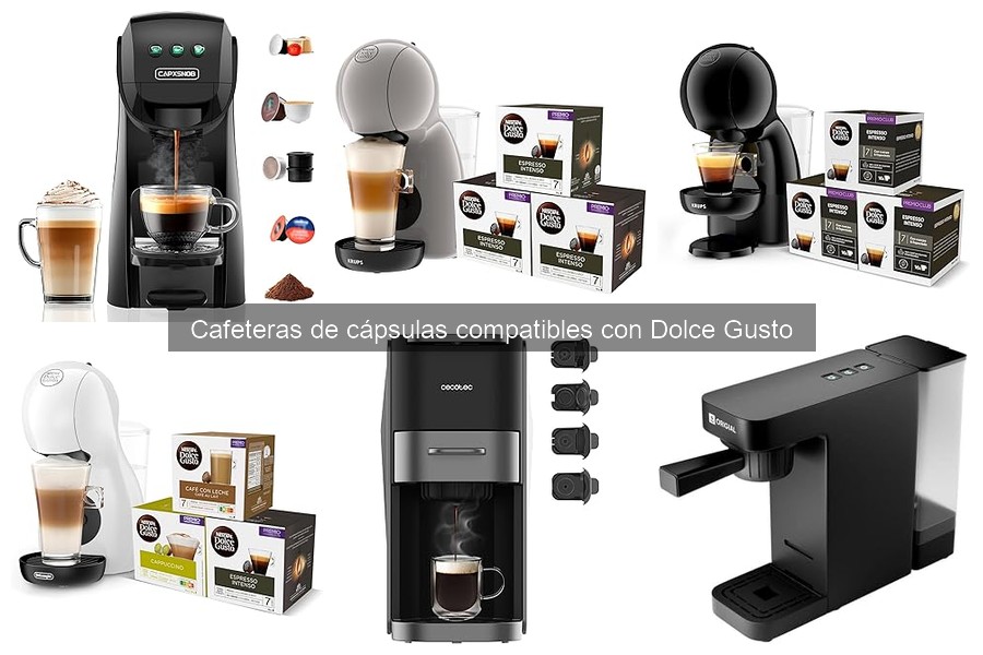 Mejores cafeteras de cápsulas compatibles con Dolce Gusto