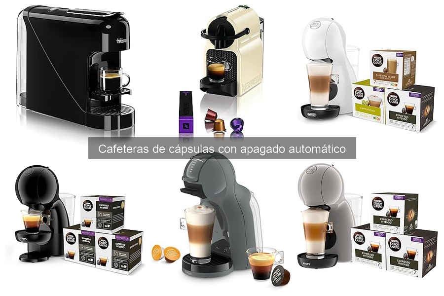 Mejores cafeteras de cápsulas con apagado automático para casa