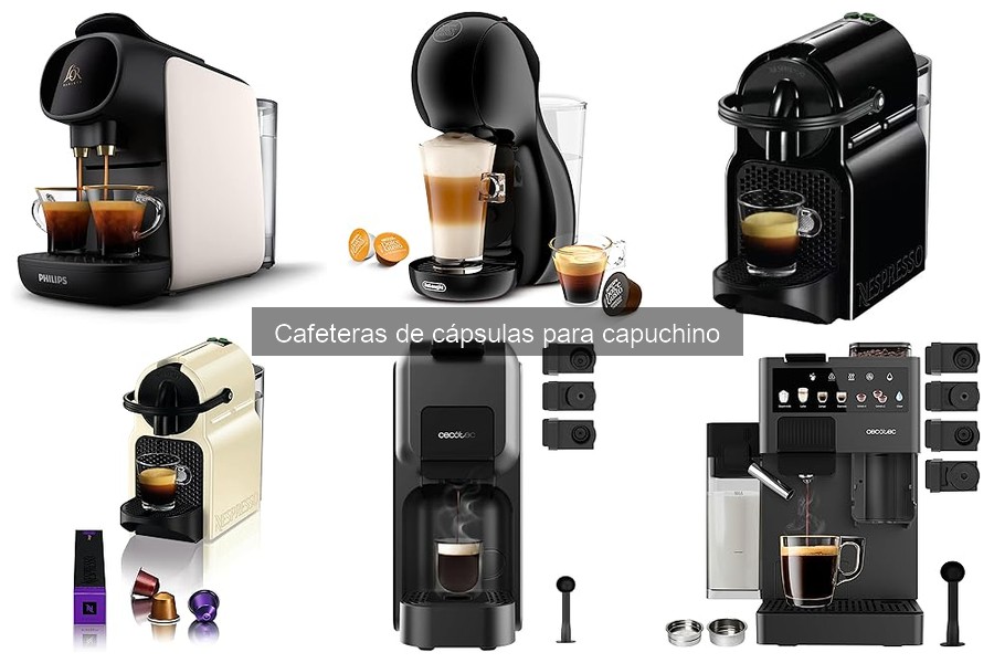 Mejores cafeteras de cápsulas para capuchino en 2023