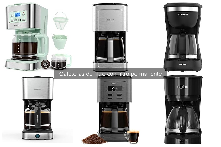 Mejores cafeteras de filtro con filtro permanente para casa