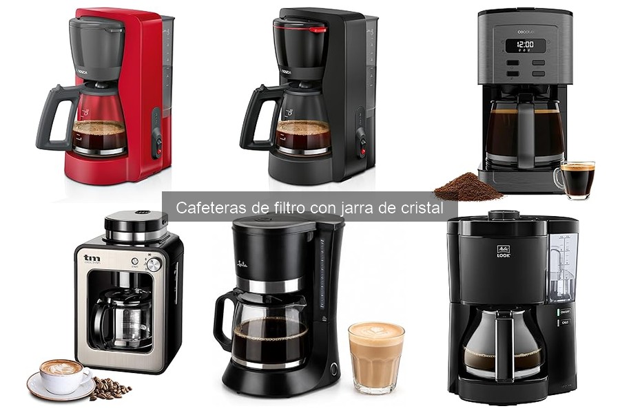 Mejores cafeteras de filtro con jarra de cristal para uso diario