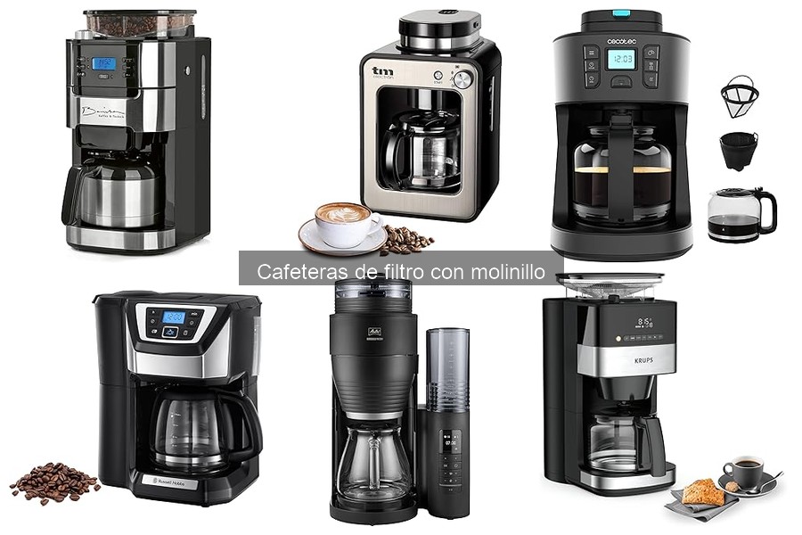 Mejores cafeteras de filtro con molinillo en 2023