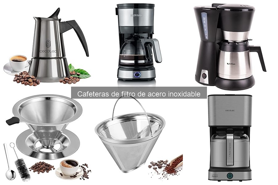 Mejores cafeteras de filtro de acero inoxidable para el hogar