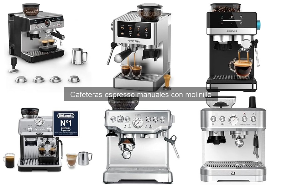 Mejores cafeteras espresso manuales con molinillo para principiantes