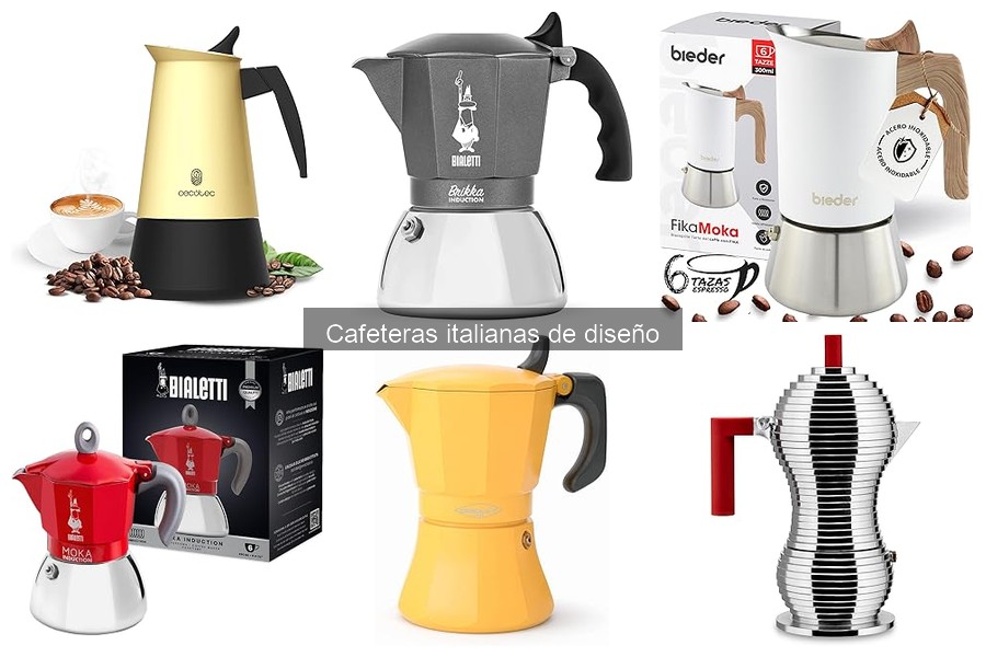 Mejores cafeteras italianas de diseño para regalar