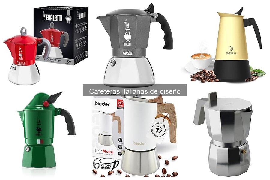 Mejores cafeteras italianas de diseño según opiniones de usuarios