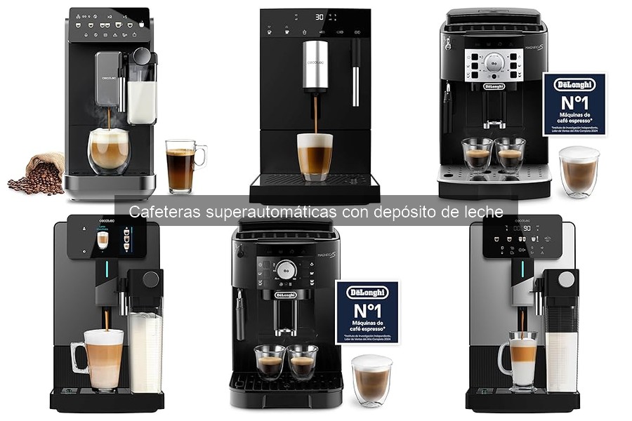 Mejores cafeteras superautomáticas con depósito de leche para espacios reducidos