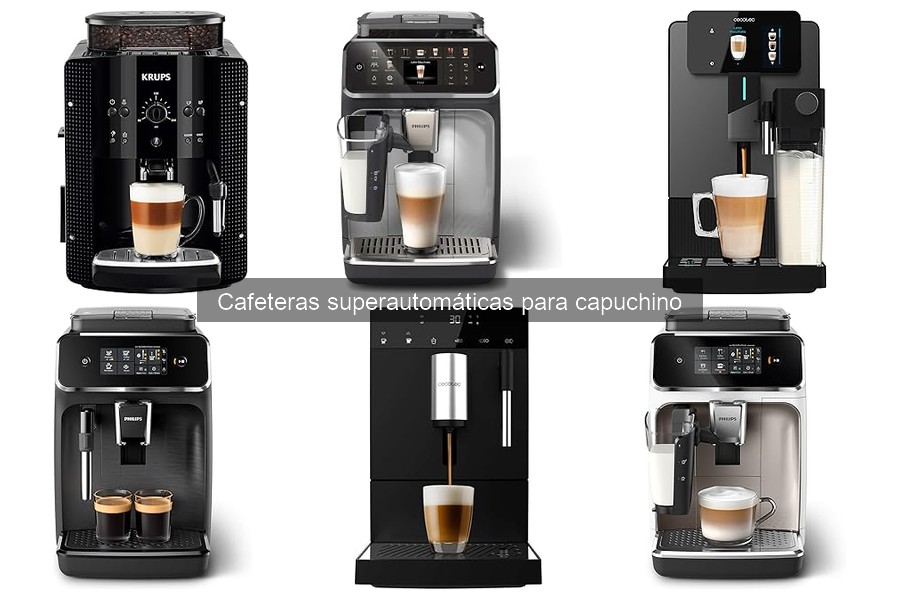 Mejores cafeteras superautomáticas para capuchino en 2023