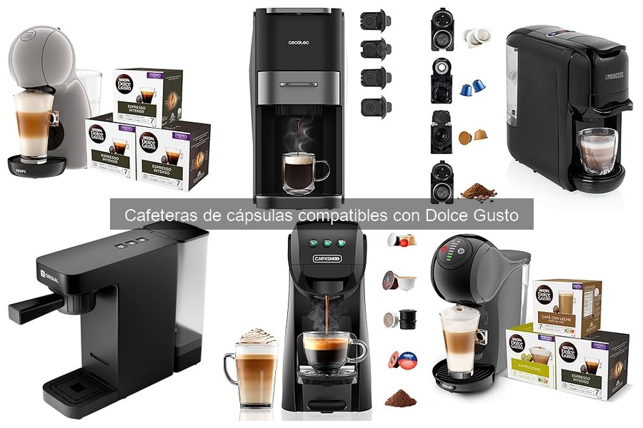 Mejores cápsulas para cafeteras Dolce Gusto: comparación