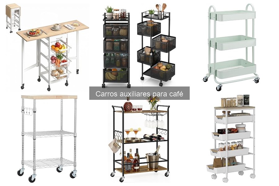 Mejores carros auxiliares para café: comparativa y opiniones
