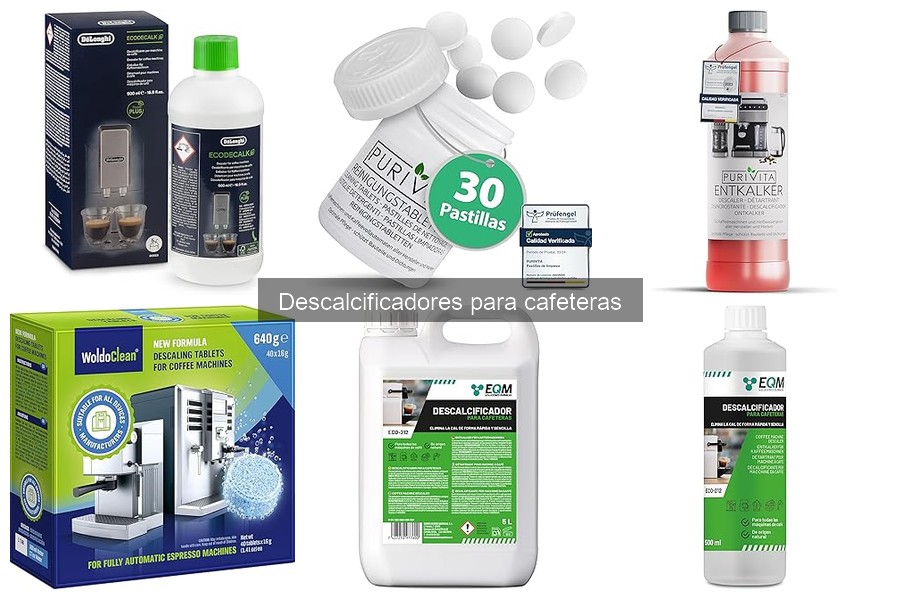 Mejores descalcificadores para cafeteras: comparativa 2023