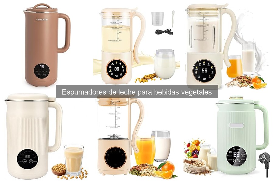 Mejores espumadores de leche para bebidas vegetales 2023