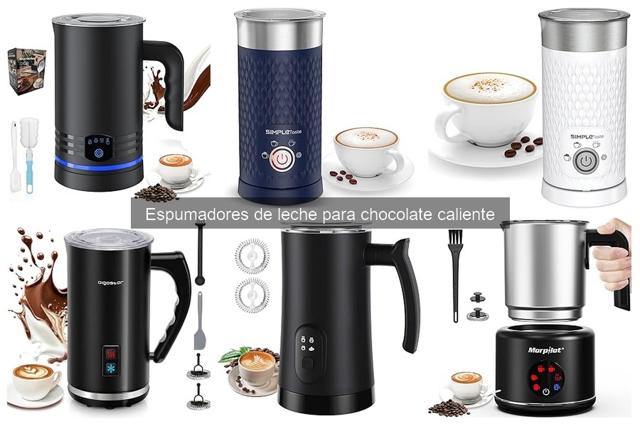 Mejores espumadores de leche para chocolate caliente y cafés