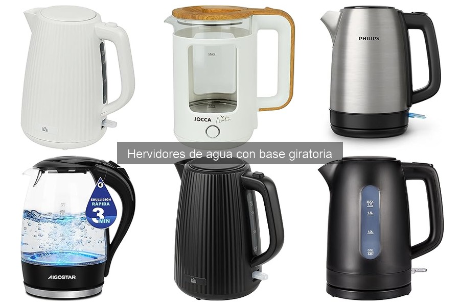 Mejores hervidores de agua con base giratoria para baristas