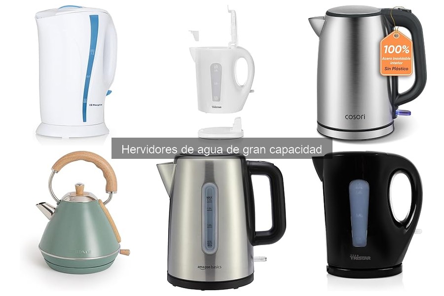 Mejores hervidores de agua de gran capacidad para camping