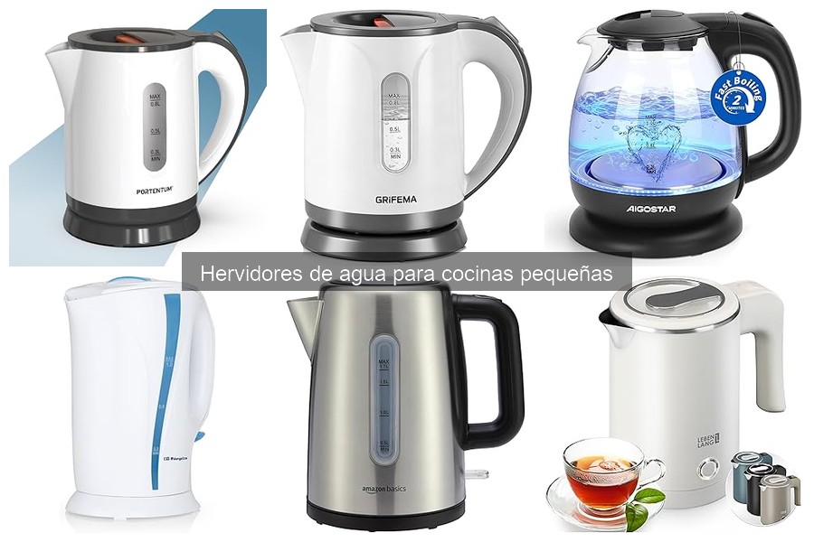 Mejores hervidores de agua para cocinas pequeñas en 2023