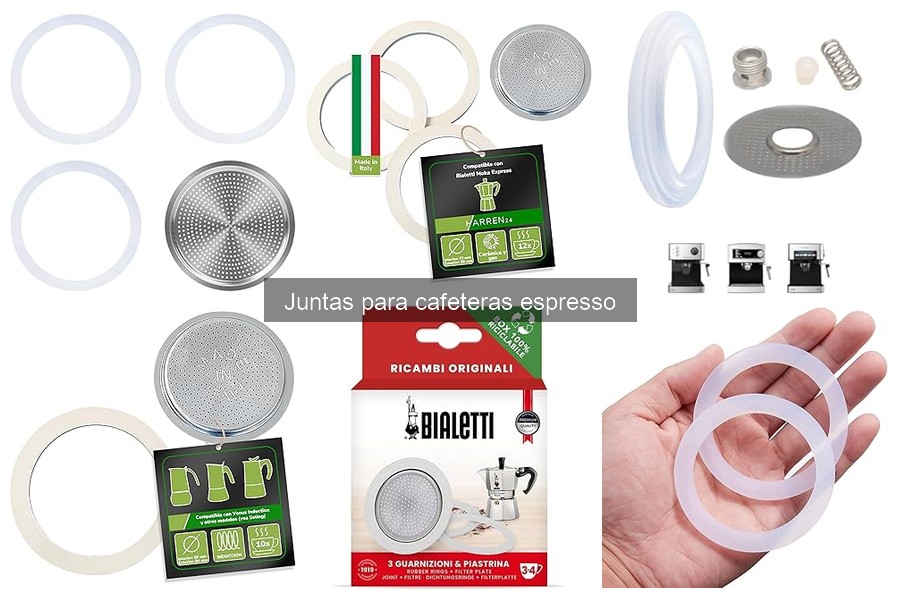 Mejores juntas para cafeteras espresso en 2023: comparativa