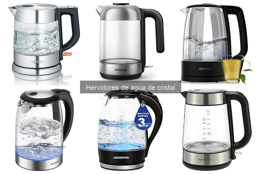 Mejores marcas de hervidores de agua de cristal en 2023