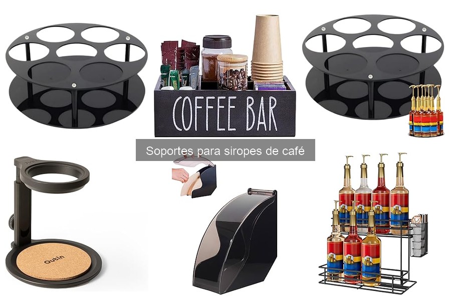 Mejores marcas de soportes para siropes de café: comparativa