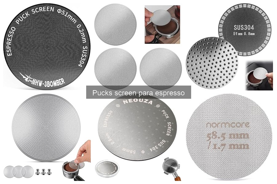 Mejores materiales para pucks screen de espresso