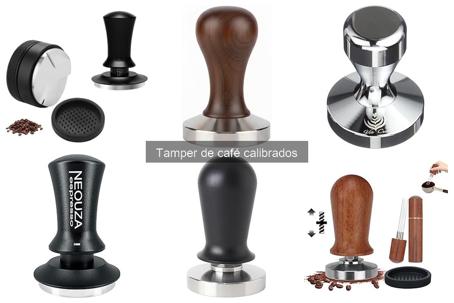 Mejores materiales para un tamper de café calibrado