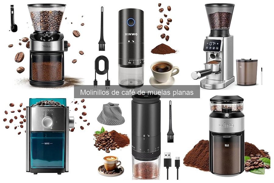 Mejores molinillos de café de muelas planas para casa