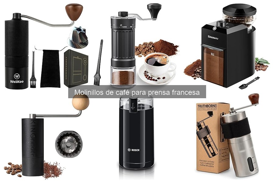Mejores molinillos de café para principiantes en prensa francesa
