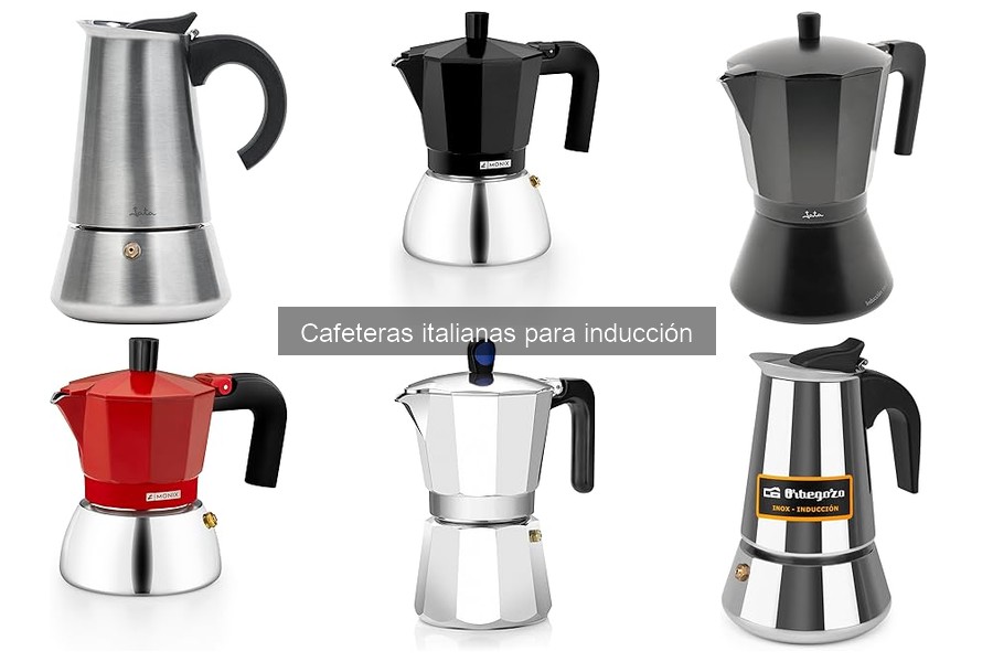 Mejores ofertas de cafeteras italianas para inducción