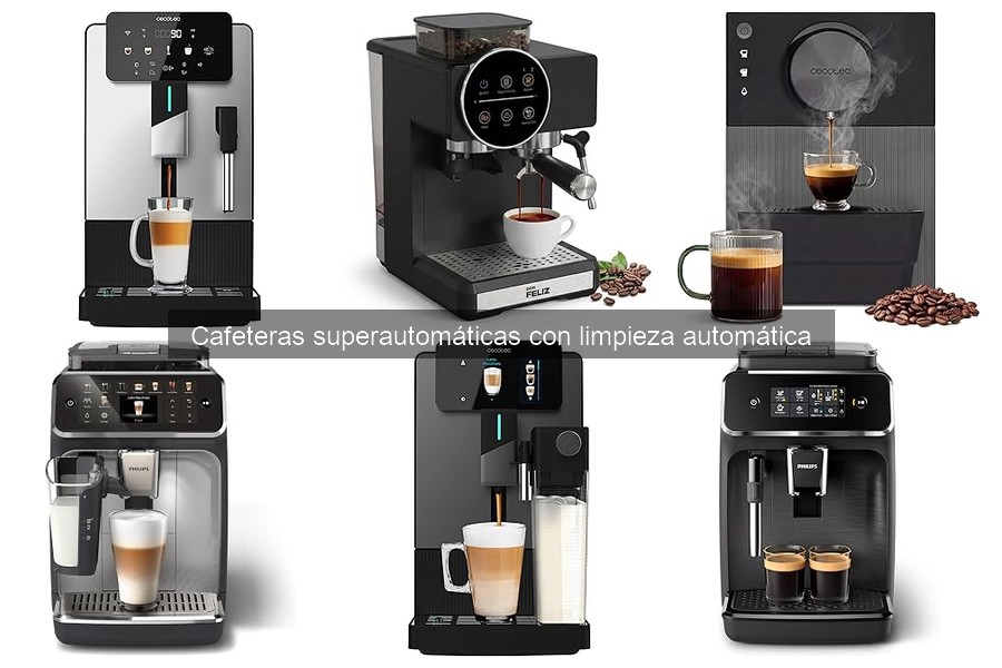 Mejores ofertas de cafeteras superautomáticas con limpieza automática