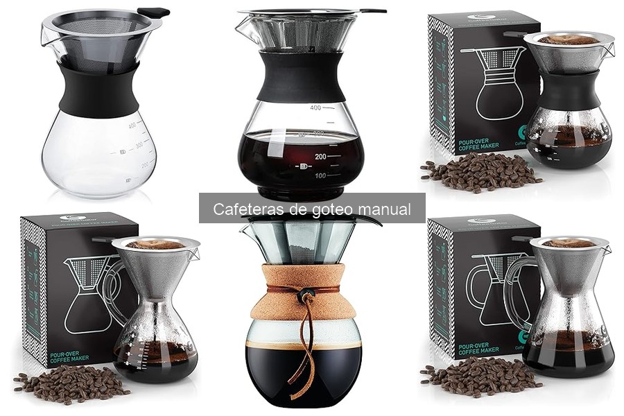 Mejores ofertas en cafeteras de goteo manual (descuentos)