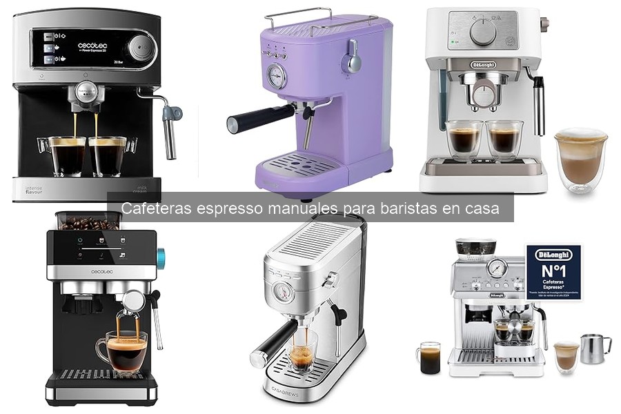 Mejores Ofertas y Precios de Cafeteras Espresso Manuales