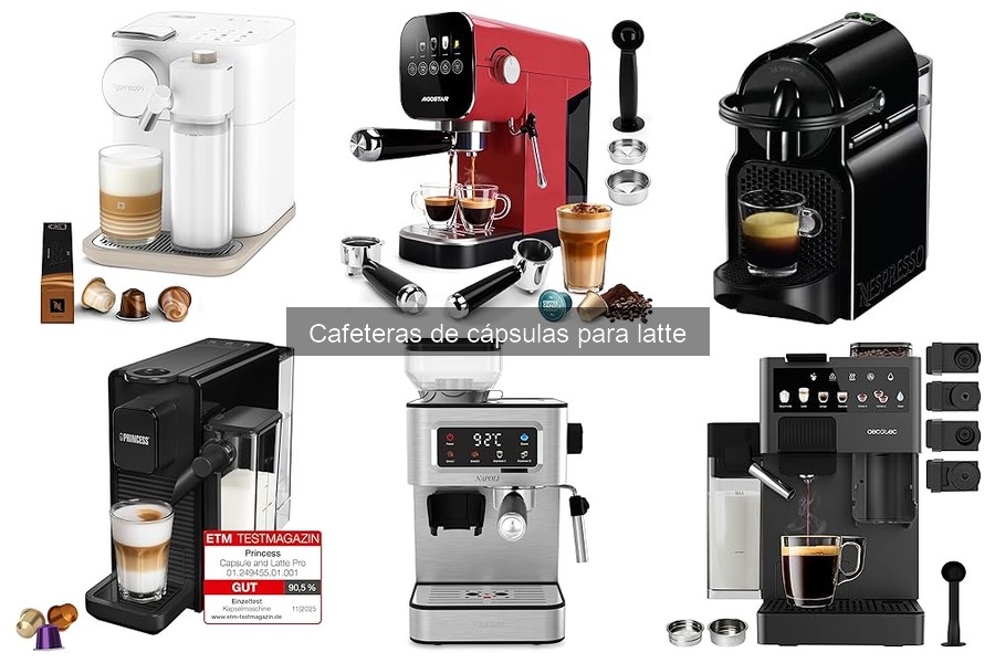 Mejores ofertas y precios en cafeteras de cápsulas para latte