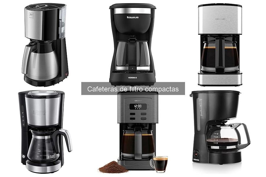 Mejores ofertas y precios en cafeteras de filtro compactas