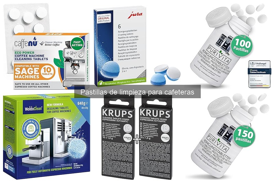 Mejores pastillas de limpieza para cafeteras: comparativa