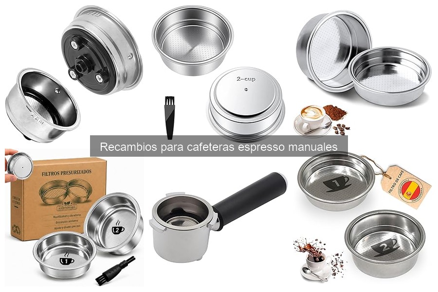 Mejores recambios para cafeteras espresso manuales 2023