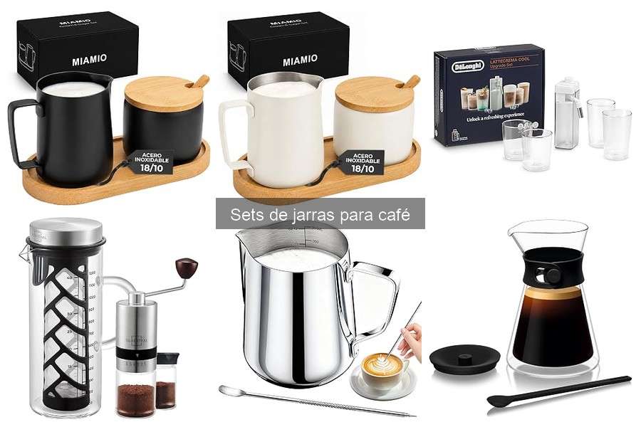 Mejores sets de jarras para café en 2023: Guía y recomendaciones