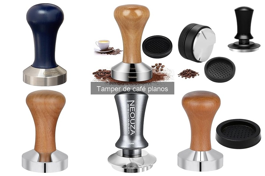 Mejores tampers de café planos para baristas en casa