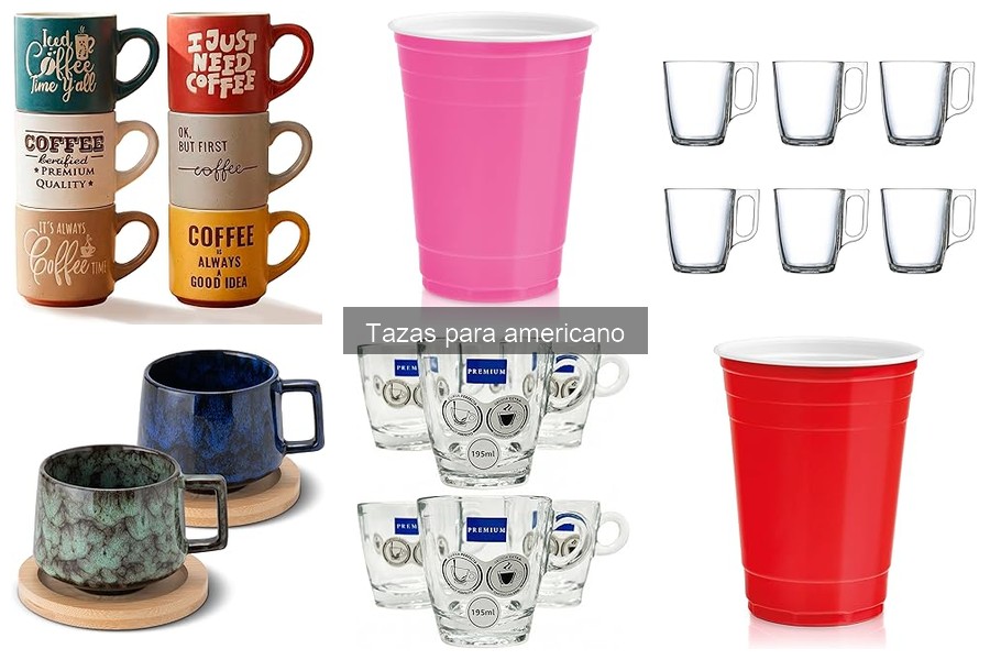 Mejores tazas para café americano 2023: Comparativa y recomendaciones