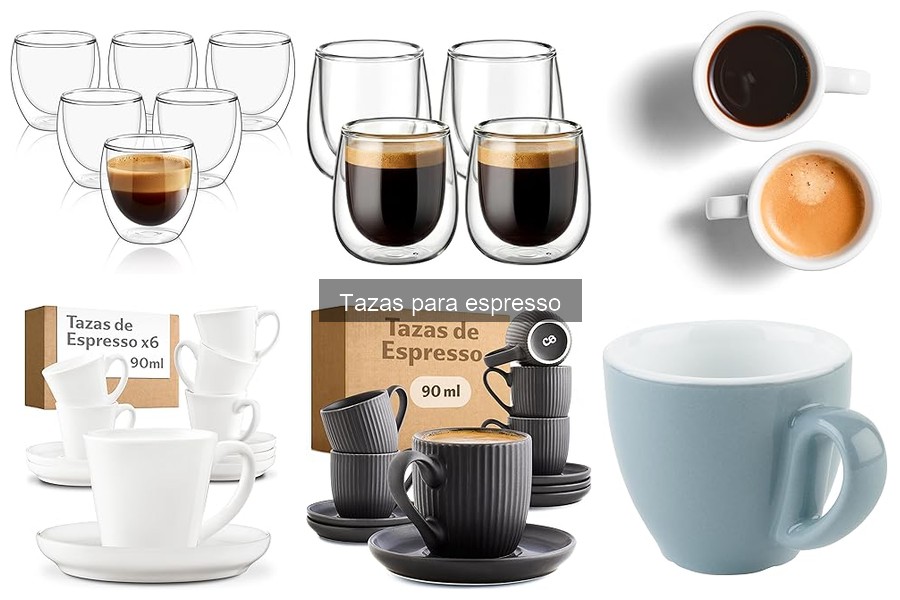 Mejores tazas para espresso: características y recomendaciones