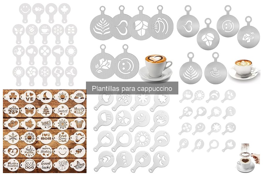 Mejores tiendas para comprar plantillas para cappuccino