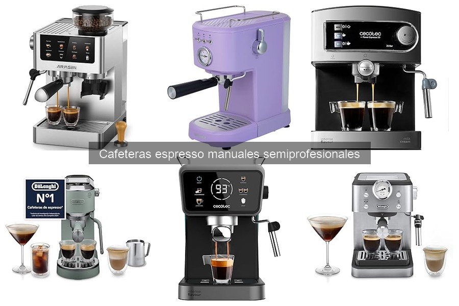Ofertas en cafeteras espresso manuales semiprofesionales