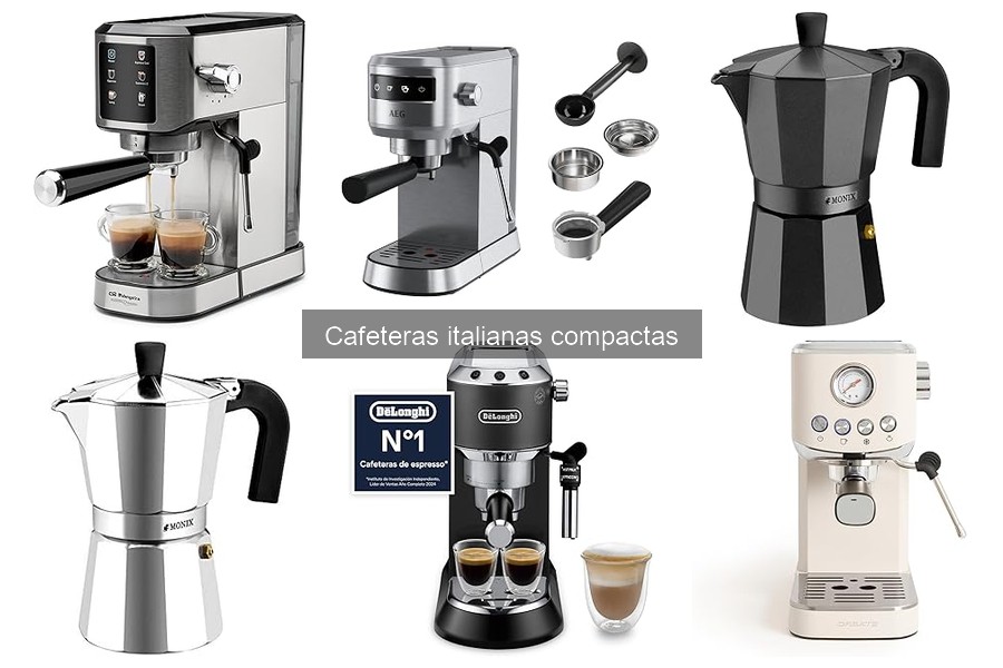 Opiniones sobre las mejores cafeteras italianas compactas