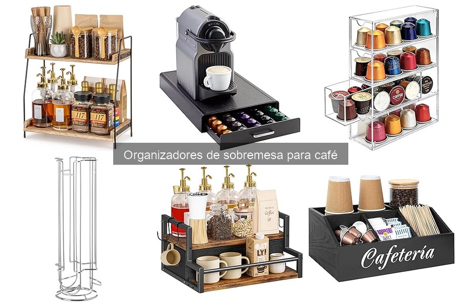 Organiza tu área de café con un organizador de sobremesa