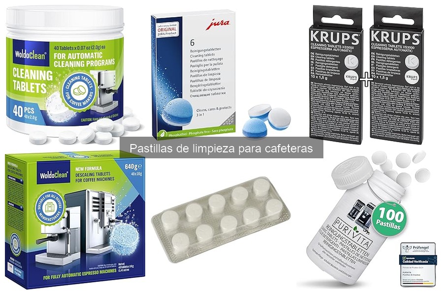 Pastillas de limpieza para cafeteras: ¿Son seguras?