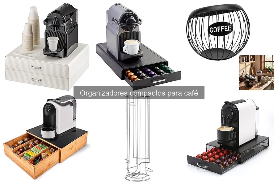 Personaliza tu organizador compacto para café fácilmente