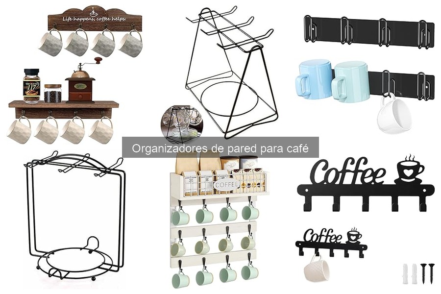 Personaliza tu organizador de pared para café con estilo