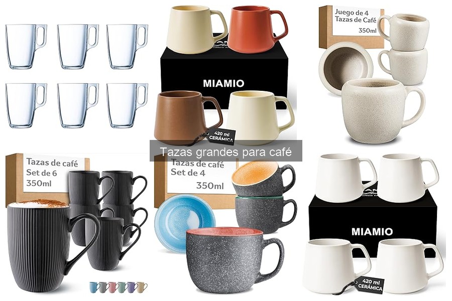 ¿Por qué elegir tazas grandes de café de calidad?