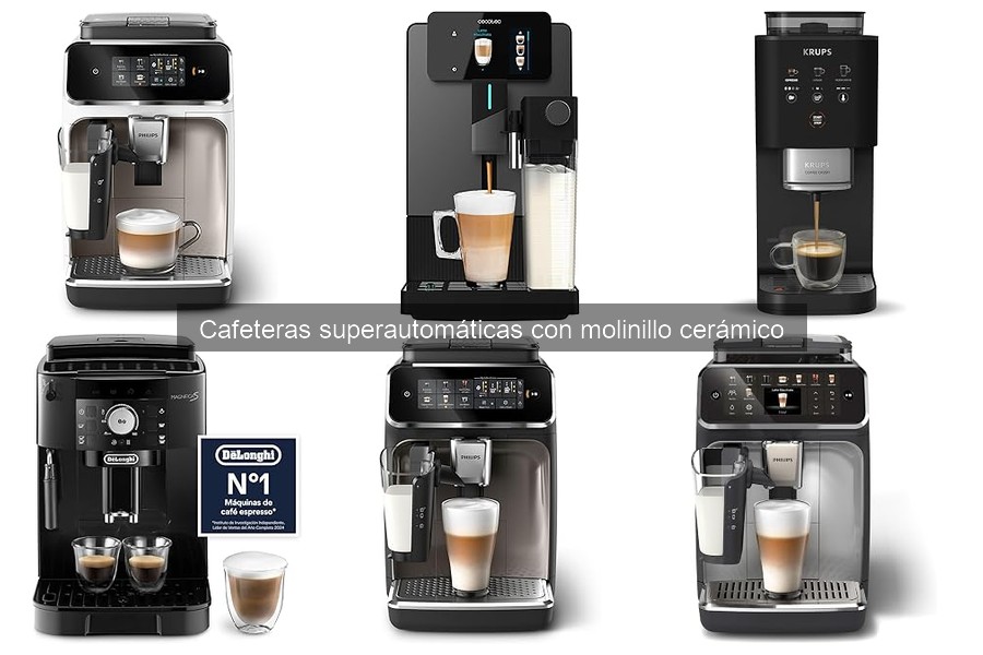 Precios promedio de cafeteras superautomáticas con molinillo cerámico