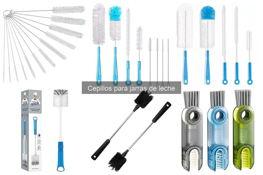 Problemas comunes al usar cepillos para jarras de leche